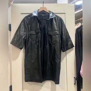 7 For All Mankind
Size M Faux Leather Jacket - Black